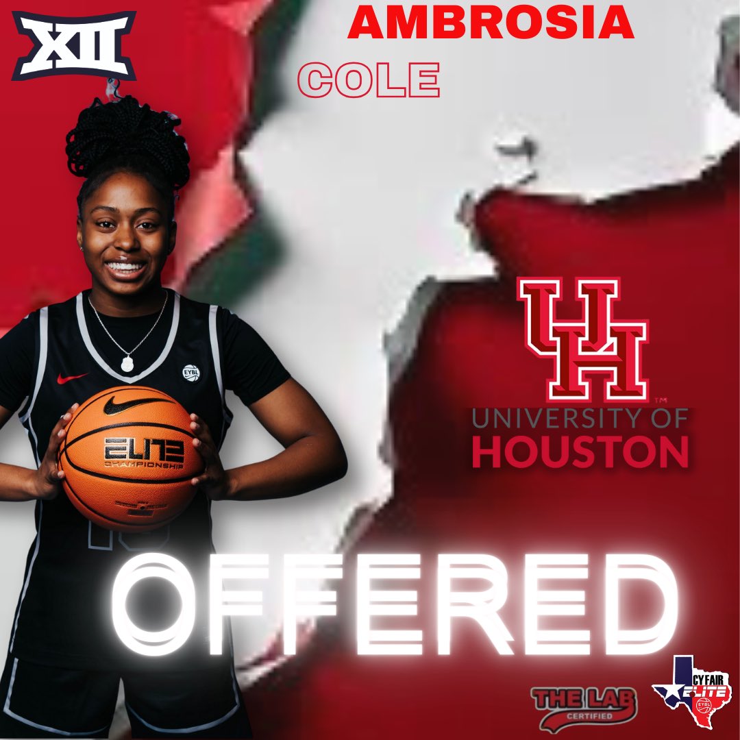 🛸Ambrosia (Bro Bro) Cole 🪐 (@ambrosiacole11) on Twitter photo Grateful and blessed to receive an offer from <a href="/UHCougarWBB/">Houston Women's Basketball</a> ! Thank you coach <a href="/yocoachmitchell/">Matthew Mitchell</a> <a href="/CoachAAJR/">Anthony</a> Grateful and blessed to receive an offer from <a href="/UHCougarWBB/">Houston Women's Basketball</a> ! Thank you coach <a href="/yocoachmitchell/">Matthew Mitchell</a> <a href="/CoachAAJR/">Anthony</a>
