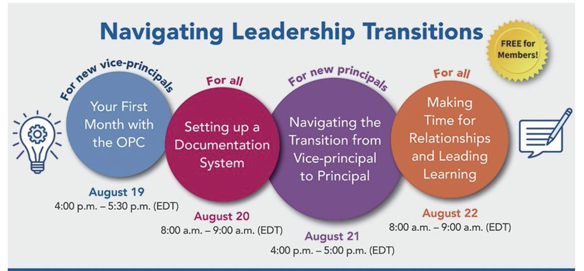 OPCs Navigating Leadership Transitions series: deep understanding of education-based legislation and policies along with interpersonal skills and high emotional intelligence to effectively navigate the complexities of school operations. buff.ly/4bcUMBN #OPCLeadLearn