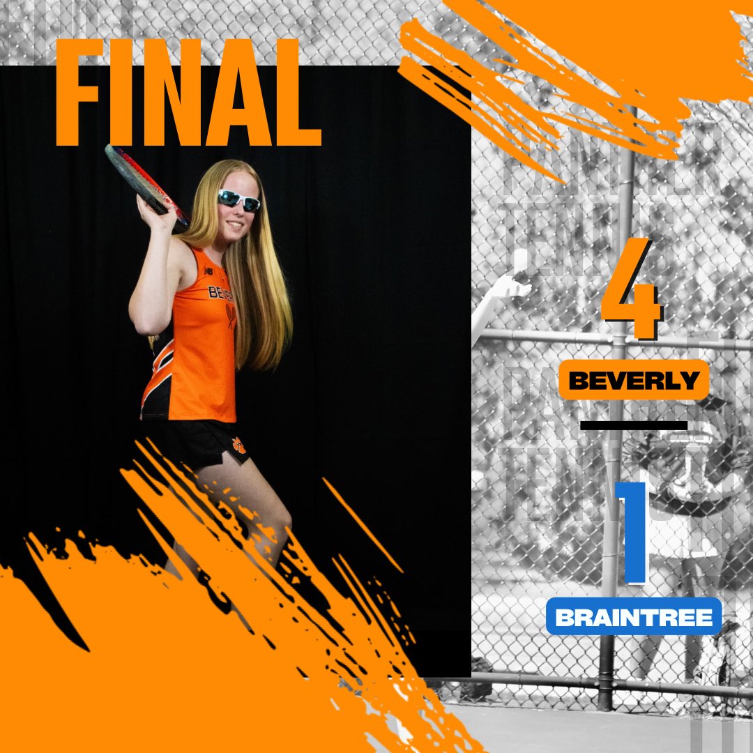 Beverly High Tennis (Girls Varsity) (@beverlytennis) on Twitter photo Panthers get the upset on the road in the MIAA first round matchup 4-1! Wins by:
Adeline Kontos(6-3/7-6)
Grace Adams(6-0/6-3)
Olivia Devereaux(6-0/6-0)
Fitzgerald & Litterer(6-3/6-4)
<a href="/BeverlyPanthers/">Beverly Panthers</a>
<a href="/Beverly_High/">Beverly High School</a>
<a href="/PhilStacey_SN/">Phil Stacey</a>
<a href="/MattWilliams_SN/">Matt Williams</a> Panthers get the upset on the road in the MIAA first round matchup 4-1! Wins by:
Adeline Kontos(6-3/7-6)
Grace Adams(6-0/6-3)
Olivia Devereaux(6-0/6-0)
Fitzgerald & Litterer(6-3/6-4)
<a href="/BeverlyPanthers/">Beverly Panthers</a>
<a href="/Beverly_High/">Beverly High School</a>
<a href="/PhilStacey_SN/">Phil Stacey</a>
<a href="/MattWilliams_SN/">Matt Williams</a>