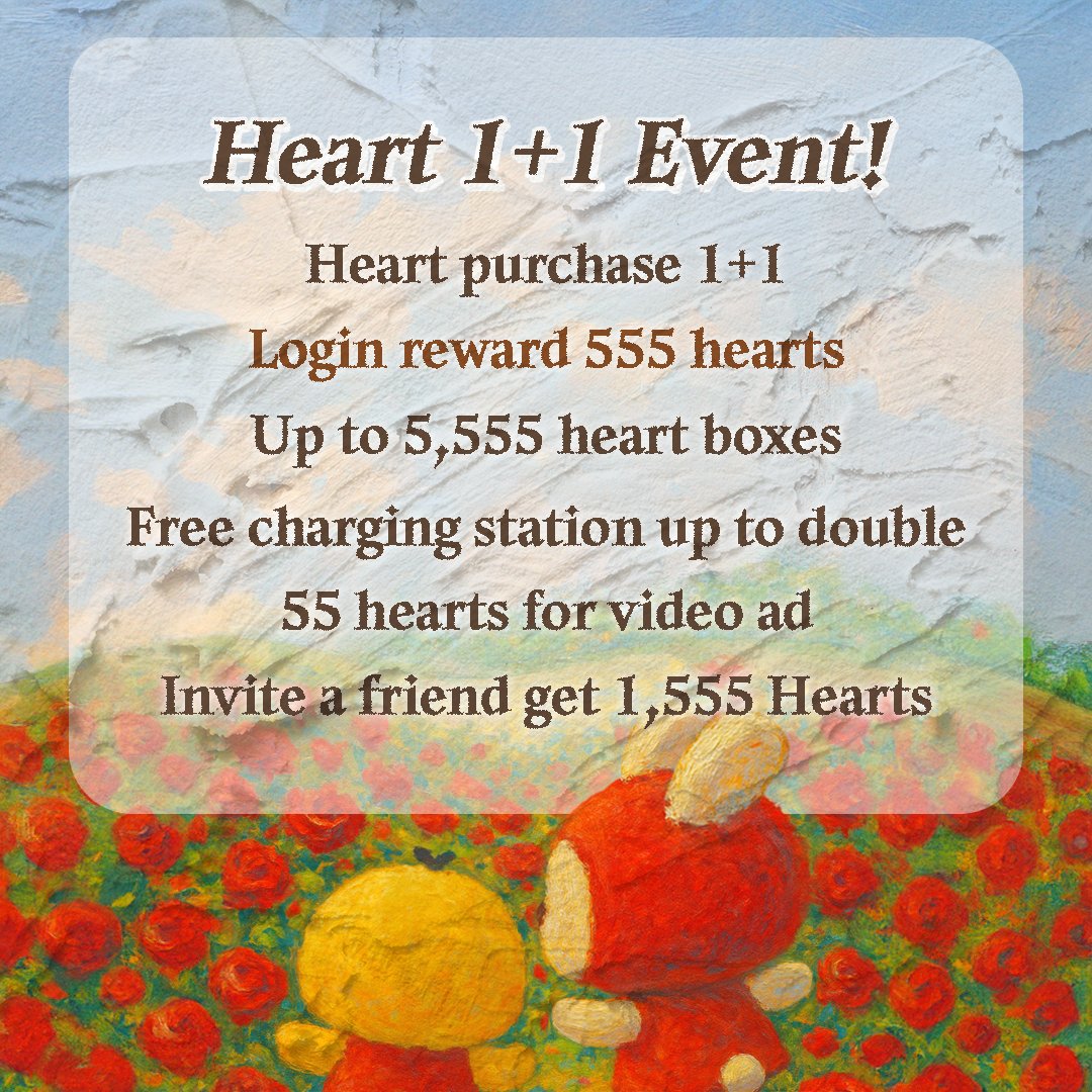 kpopidol_en's tweet photo. End May with 💖 Hearts!
Last 3 Days, 1+1 Event🎁

🗓️ Only 3 Days: May 29 (Thu) ~ May 31 (Sat)

💖 1+1 on Heart Purchases
🎞️ Video Ad Hearts: 40 → 55
🎁 Heart Box: Up to 5,555 Hearts
🎉 Login Bonus: 100 → 555 Hearts
⚡ Max 2× Boost for Free charging station
👯 Invite friends & get 1,555 Hearts

👉https://t.co/H6bnRJyVcq