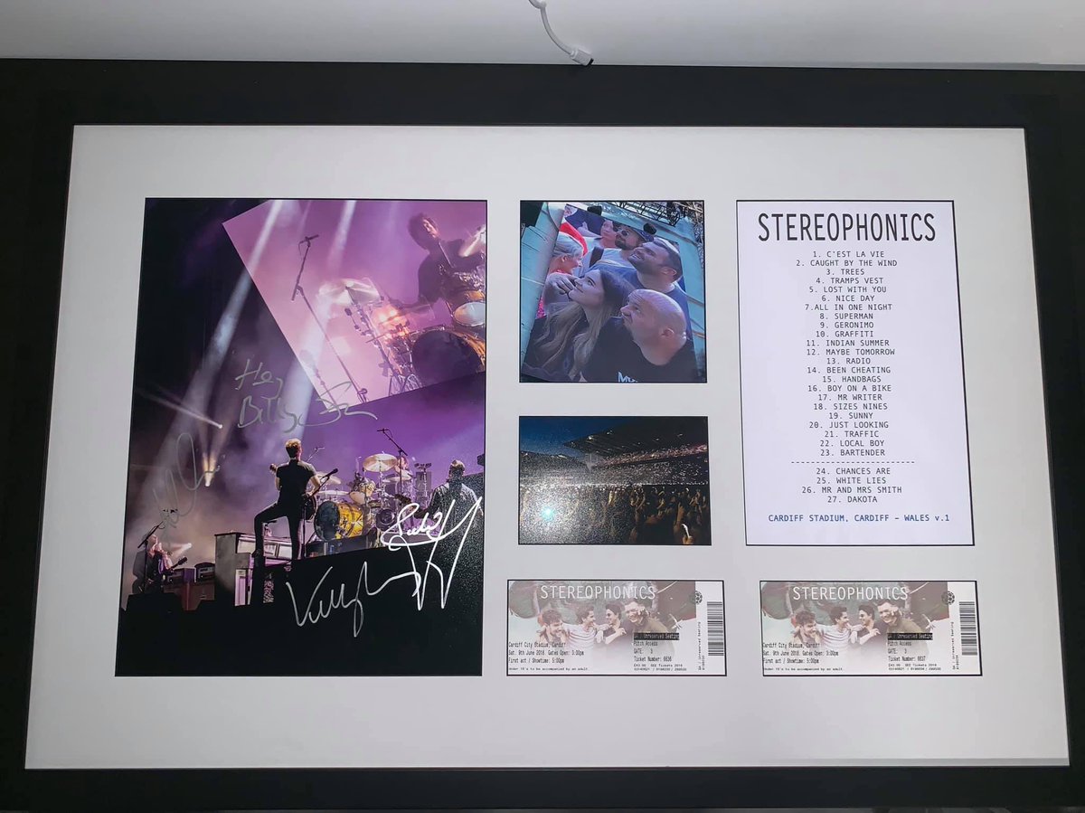 Finally got to shake the hand of my favourite drummer this evening, and he even remembered a photograph of mine he got from me 7 years ago.  <a href="/stereophonics/">stereophonics</a> gig number 38 for me tonight and got to meet <a href="/PopMorrison/">Jamie Morrison</a> 
The best I've ever seen them 👏🏼