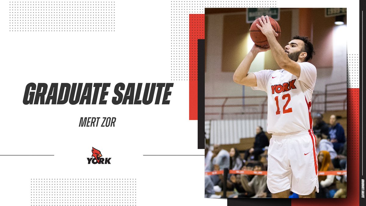 🎓 𝐆𝐑𝐀𝐃𝐔𝐀𝐓𝐄 𝐒𝐀𝐋𝐔𝐓𝐄 👏 Mert Zor
📚 Marketing

#YorkGrad25 #RiseAbove #TheCardinalWay #FutureTakesFlight #NCAAD3