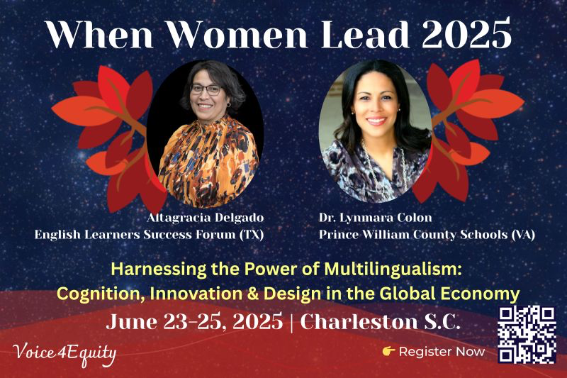 elsuccessforum's tweet photo. Excited to share that our own Grace Delgado @delgadong94 will present at #WhenWomenLead2025 in Charleston!
She'll be speaking on Harnessing the Power of Multilingualism: Cognition, Innovation & Design in the Global Economy.
#MLLs #EquityInEd #WomenInLeadership https://t.co/9gEK0TO8dY