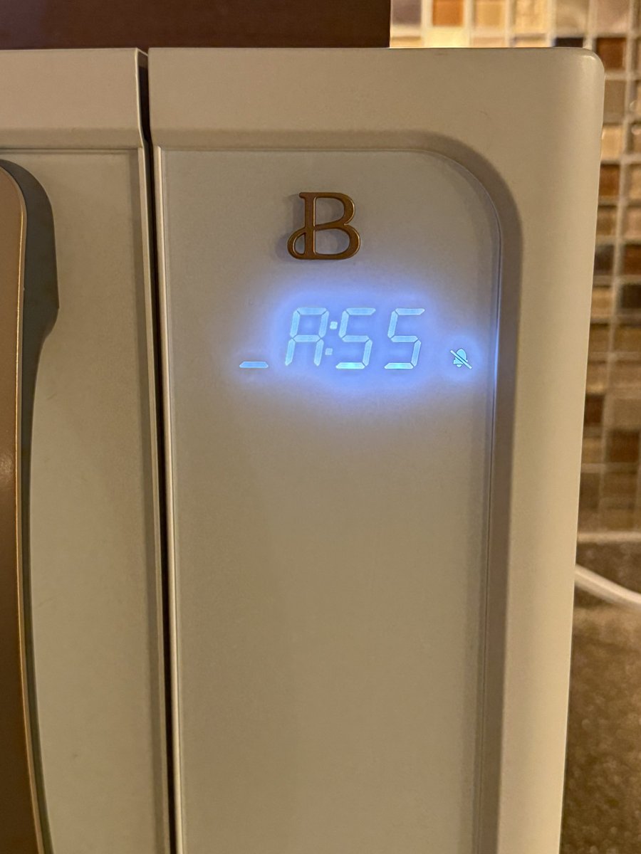 I think my microwave is trying to tell me something
