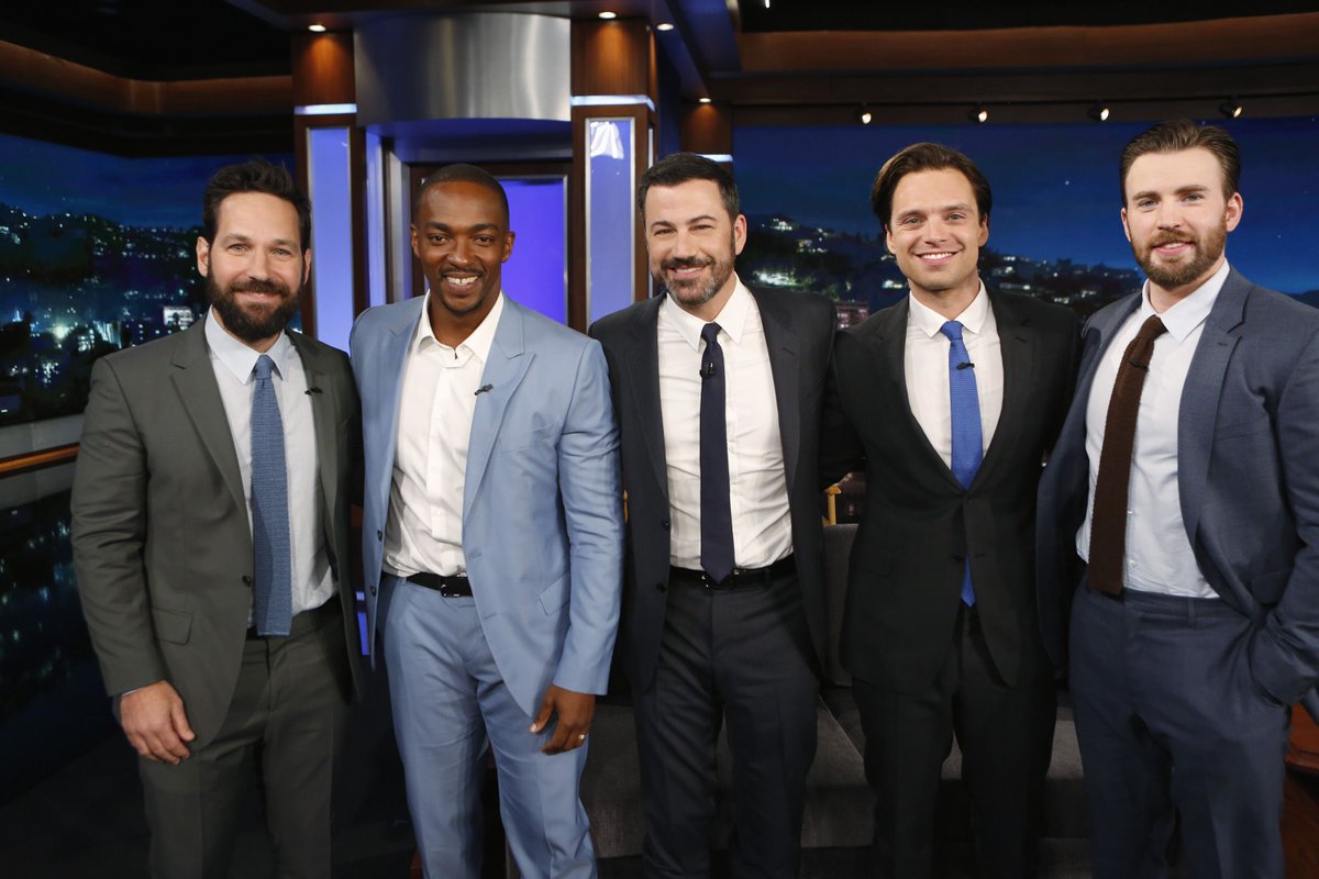 Talking with my friends on <a href="/JimmyKimmelLive/">Jimmy Kimmel Live</a>, while introducing our newest friend, Dustin Hadley. #CaptainAccelerate: Justice Is Served is a family affair!