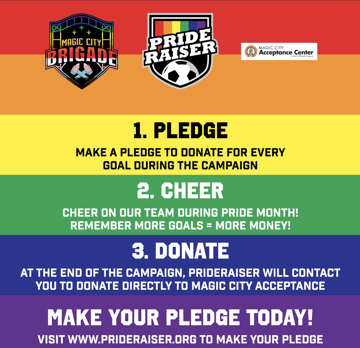 Magic City Brigade (@mcbrigade14) on Twitter photo IT'S <a href="/Prideraiser/">Prideraiser 🏳️🌈🖤🤎🏳️⚧️⚽</a> TIME, BABY! Please sign up and help us make this our best year yet!
Signup Link: tinyurl.com/5ydck724 IT'S <a href="/Prideraiser/">Prideraiser 🏳️🌈🖤🤎🏳️⚧️⚽</a> TIME, BABY! Please sign up and help us make this our best year yet!
Signup Link: tinyurl.com/5ydck724