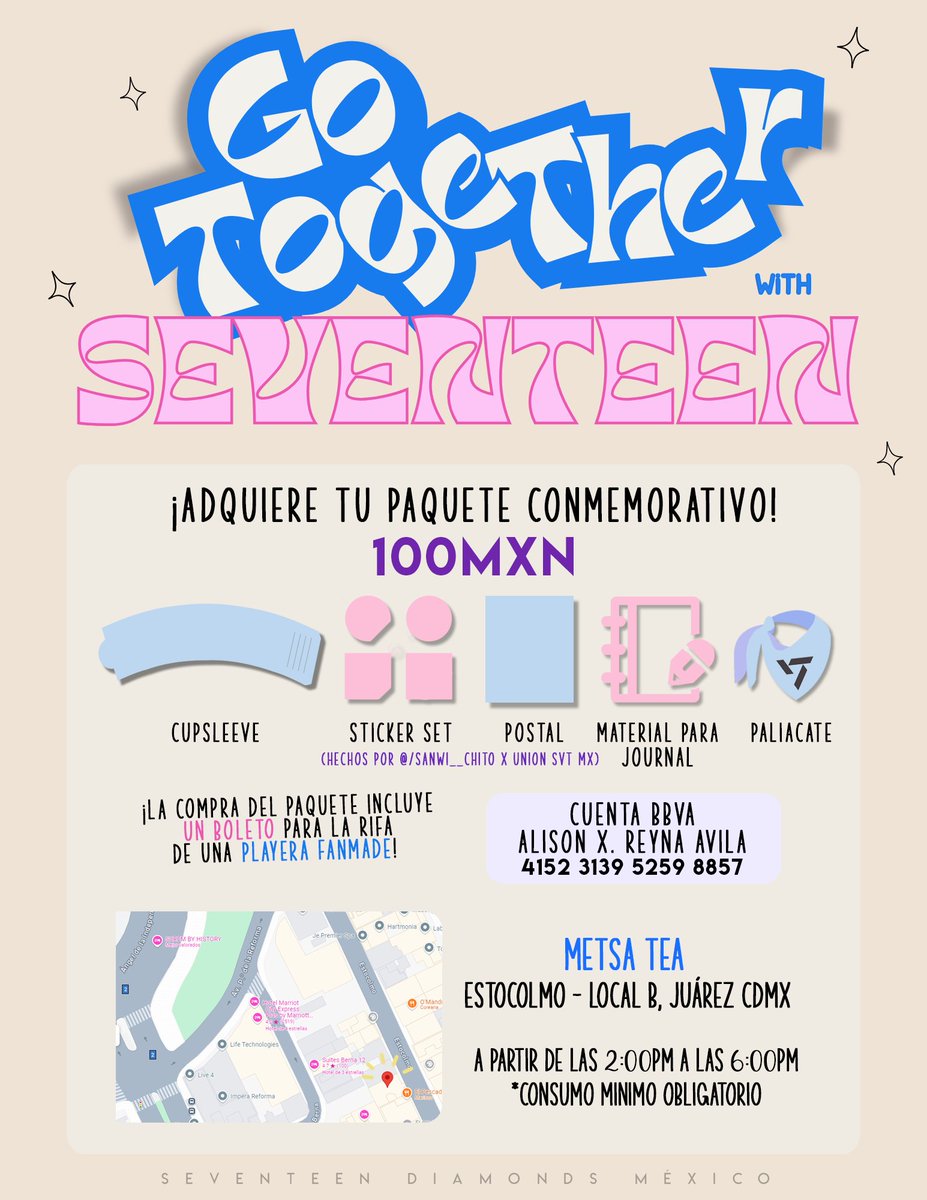 17DiamondsMx's tweet photo. ¡CARAT! Recuerda que este Domingo 1° de Junio tenemos una cita especial para celebrar el 10mo aniversario de #SEVENTEEN, ¿te nos unes? 🥰

Registra tu asistencia y compra del paquete en el siguiente formulario: https://t.co/Q90Ym9VCBi

Esperamos verte ahí 🫂✨ @pledis_17 https://t.co/7E2VxehjCF