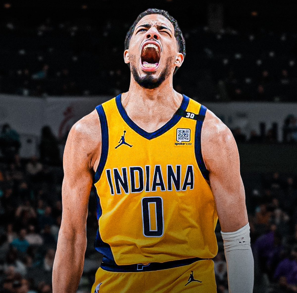 That’s probably the best half of playoff basketball from Tyrese Haliburton:

20 points 
10 assists
9 rebounds 

50% form the field 
57% from 3