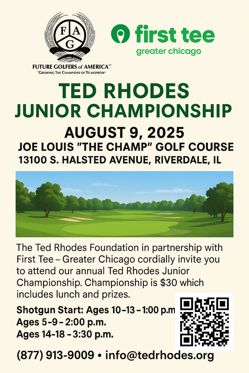 Registration is open! Sponsorship opportunities are available. Sponsor a child. Make a tax deductible donation. Help us make an impact with our youth! Thanks in advance for your support!
#tedrhodesfoundation
#tedrhodesjuniorchampionship
#juniorgolf

birdease.com/tedrhodesjunio…