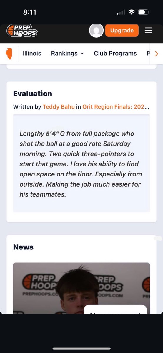 Write up from prep hoops grit region finals