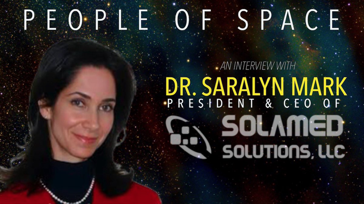 Dr. Saralyn Mark, CEO-SolaMed Solutions, spoke with Alex Orphanos on his Today in Space podcast. In less than an hour, they discussed the history of the space program and the future for commercial space medicine. #mars #space #NASA 

open.spotify.com/episode/0i9wtF…