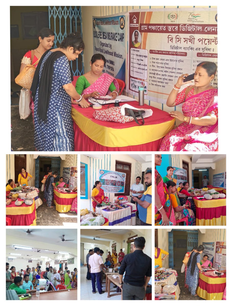 dmkhowai's tweet image. Block-level Mega Insurance Camp organized by the TRLM Khowai BMMU Team at Khowai RD Block on 27th May 2025.

A successful initiative to raise awareness and ensure access to social security schemes for all! 💪🏽🛡️
#InsuranceForAll #TRLM #SocialSecurity #Khowai #Meghalaya