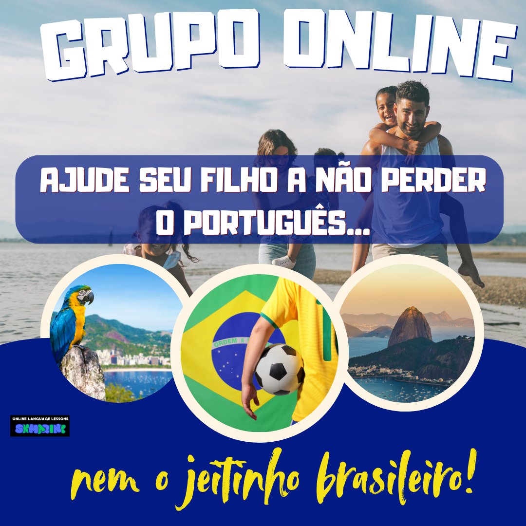 🎉 Come join my new Facebook group! 

I’m an online Portuguese and English tutor. 

💬 The idea is to show parents easy and fun ways to help their children practice Portuguese and keep Brazilian culture alive at home, naturally. 

👉Join here: facebook.com/share/g/15NBdH…