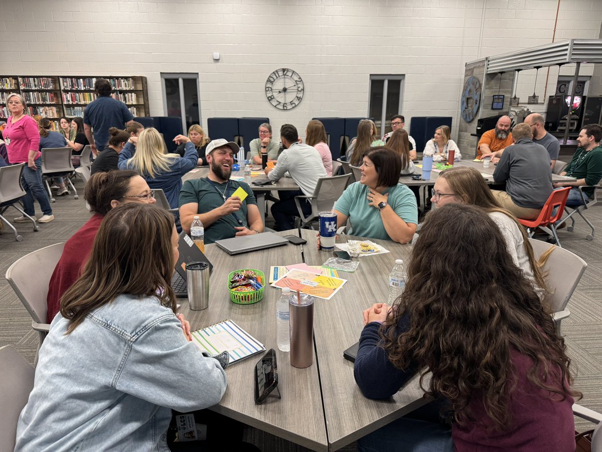 JoAnnaLJones52's tweet photo. A BIG shout out to the staff of Logan County High School and Auburn Elementary. Thank you for your attention, engagement and willingness to review and learn ways to proactively manage behavior within your schools. #AClardyGRREC #GRREC https://t.co/4dHClRsfRu