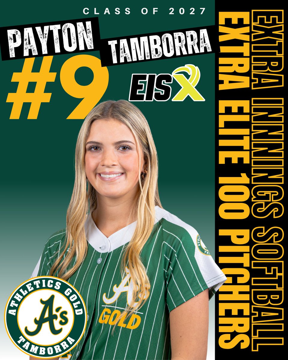 Payton Tamborra 2027 (@paytontamborra) on Twitter photo Thank you <a href="/ExtraInningSB/">EXTRA INNING SOFTBALL</a> for the incredible recognition!!! I'm so thankful to be listed amongst some talented 2027's!!! <a href="/AGTTamborra16U/">Athletics Gold Tamborra 16U Gold - Tamborra</a> Thank you <a href="/ExtraInningSB/">EXTRA INNING SOFTBALL</a> for the incredible recognition!!! I'm so thankful to be listed amongst some talented 2027's!!! <a href="/AGTTamborra16U/">Athletics Gold Tamborra 16U Gold - Tamborra</a>