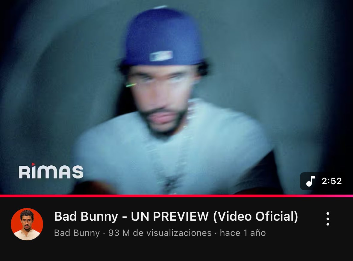 JuanLaMattina's tweet photo. Muchos lo habrán olvidado pero cuando salió esto en 2023 se decía que Bad Bunny estaba acabado y que se había vuelto monótono y genérico xd https://t.co/lexNuqRVmV