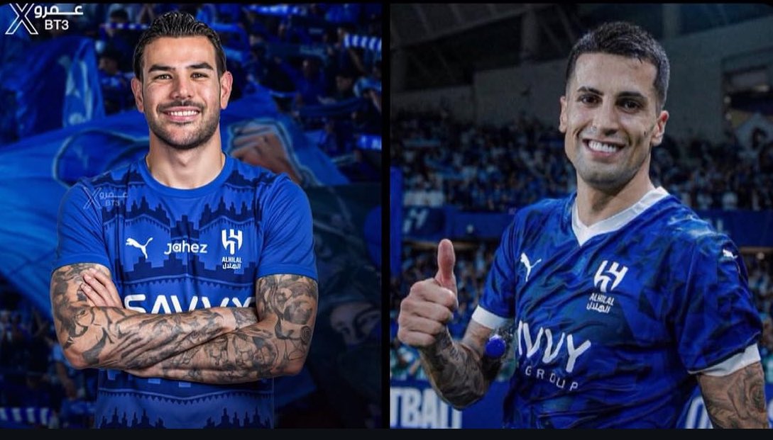 تخيل هذا الثنائي ف الهلال

🇵🇹 جواو كانسيلو ضهير ايمن 
🇫🇷 ثيو هيرنانديز ضهير ايسر

#الهلال 

💙💙💙💙💙💙💙💙💙💙💙💙