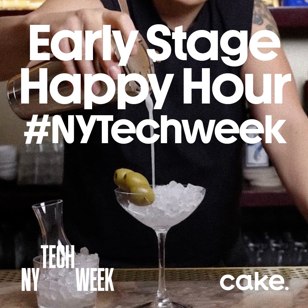 CakeEquity's tweet photo. If you're an early stage founder in NYC for @Techweek_  join the team including @ncuste and @GarrisonGowens for this sundowner.
We’re taking over Shy Shy in Chelsea for a casual but quality gathering to help connection and conversation. With passed apps, an open bar, and a hand-picked guest list from NYC’s early-stage ecosystem, it's a chance to participate in the kind of  connections Tech Week is all about.
Register here: https://t.co/HoW248hQ2x
#NYTechWeek