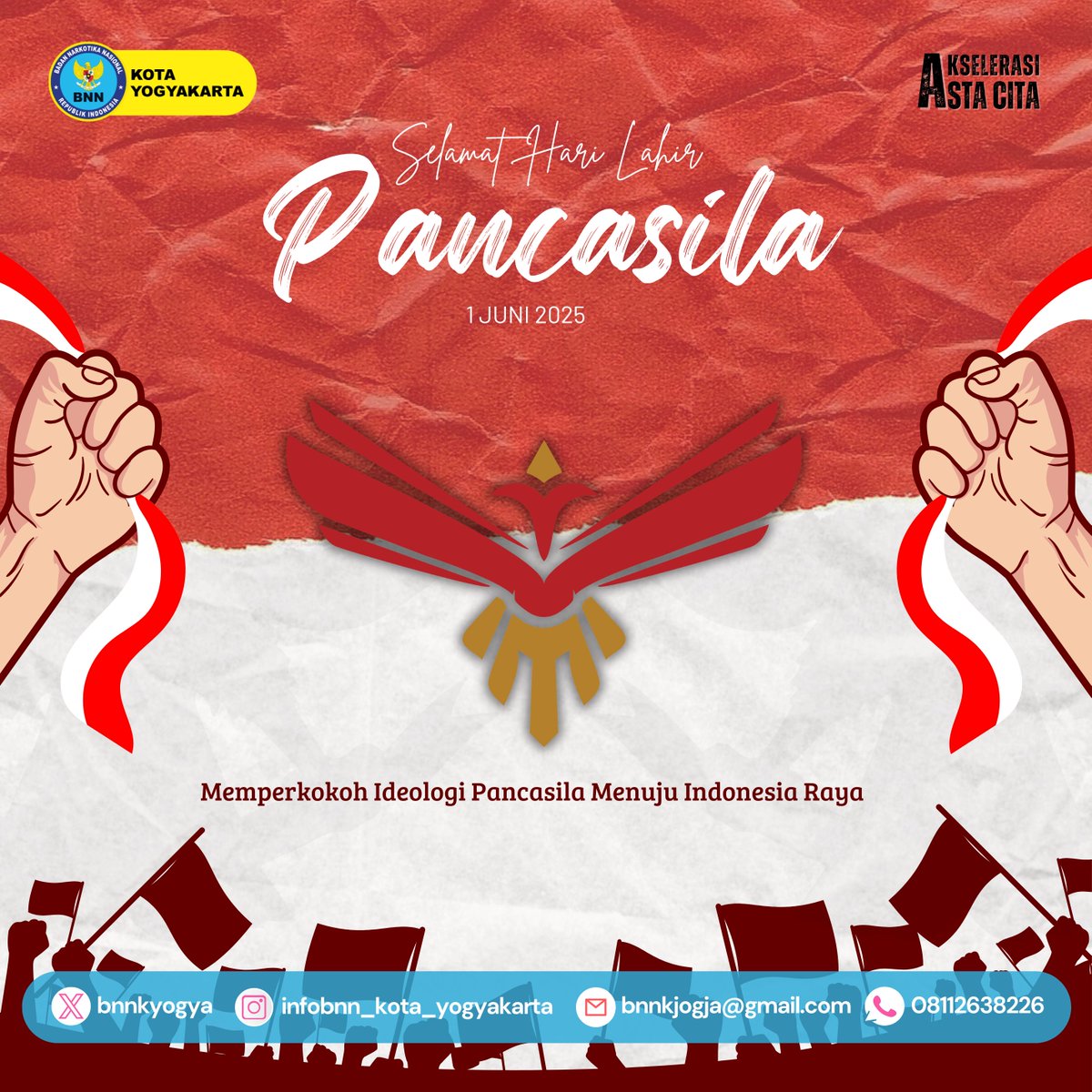 Pancasila adalah jiwa dari setiap langkah kita, yang membawa Indonesia menuju masa depan yang lebih baik. Selamat Hari Lahir Pancasila 2025