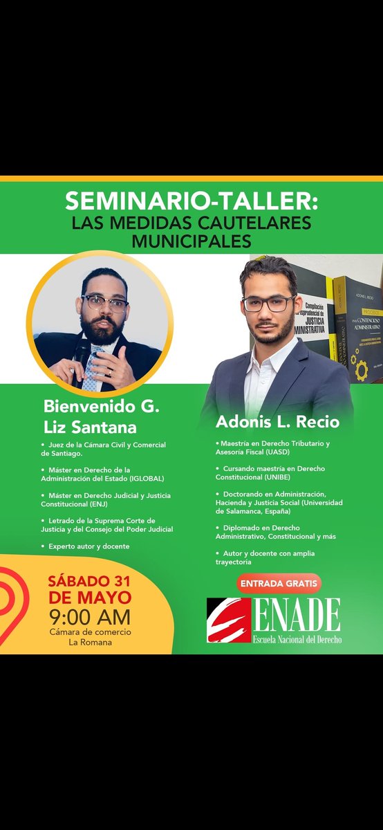 Acompáñanos este sábado 31 de mayo de 2025

La Romana 📍