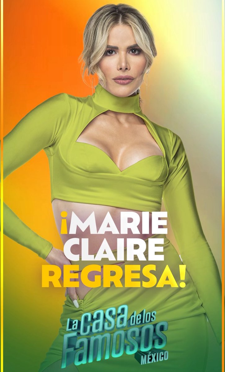 raulgtzoficial's tweet photo. ¡SORPRESA! 😱🔥
¡Marie Claire es la nueva Host Digital de #LaCasaDeLosFamososMéxico! 🏡📲
¡Esta temporada viene con TODO! 💥💃 #LCDLF3 #HostDigital https://t.co/5KL8F4Ebai