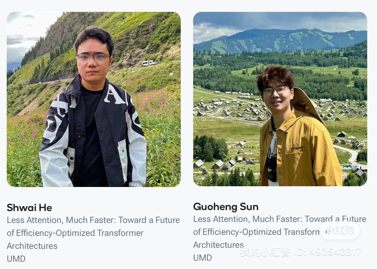 First fellowship from our group! 🎉
Big congrats to Guoheng Sun &amp; Shuai He for winning the Qualcomm Innovation Fellowship!
Their work looks at structural redundancy in Transformers—offering fresh ideas for efficient model design, esp. for Edge AI.

Thanks <a href="/Qualcomm/">Qualcomm</a> for support!
