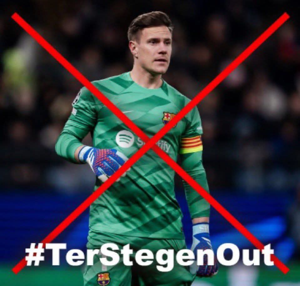 islam_kabour's tweet photo. Just fkn go away , respect your history with @FCBarcelona  , and let them succeed #TerStegenOut 
#TerStegen_Out  #terstegen https://t.co/U6kFYydSm2