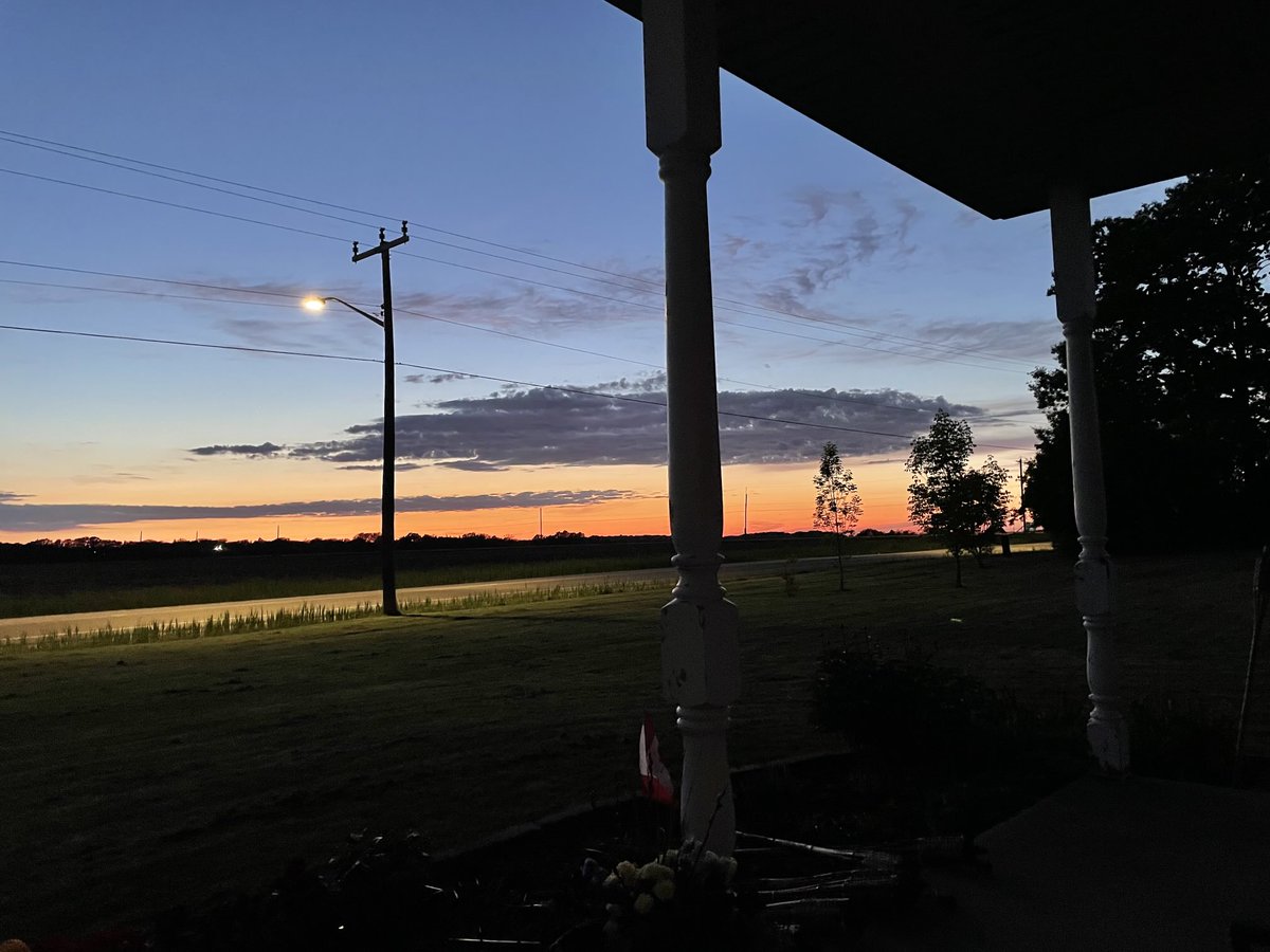 Beauty sunset in Niagara Falls.