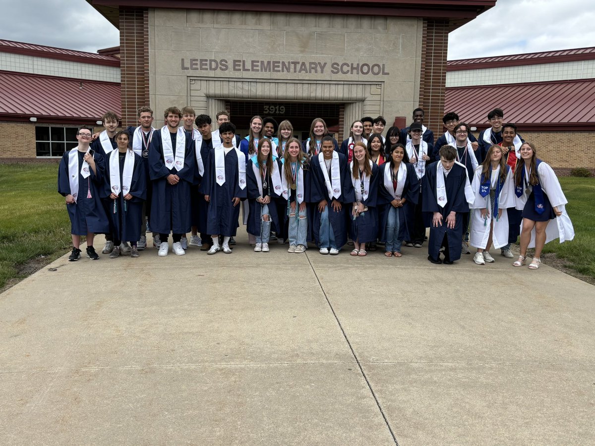 Congratulations to these former Leeds Future Stars and their classmates- North High Class of 2025!