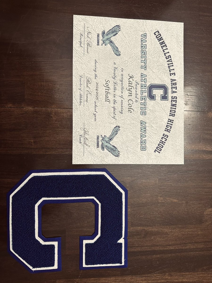 Kalyn Cole - 2028 |09| (@kalyncole52) on Twitter photo Back again, this time with my Varsity letter. Year 1 checked off, and I’m so ready for the next!Thank you so much Connellsville sports for making it an amazing freshman year! Back again, this time with my Varsity letter. Year 1 checked off, and I’m so ready for the next!Thank you so much Connellsville sports for making it an amazing freshman year!