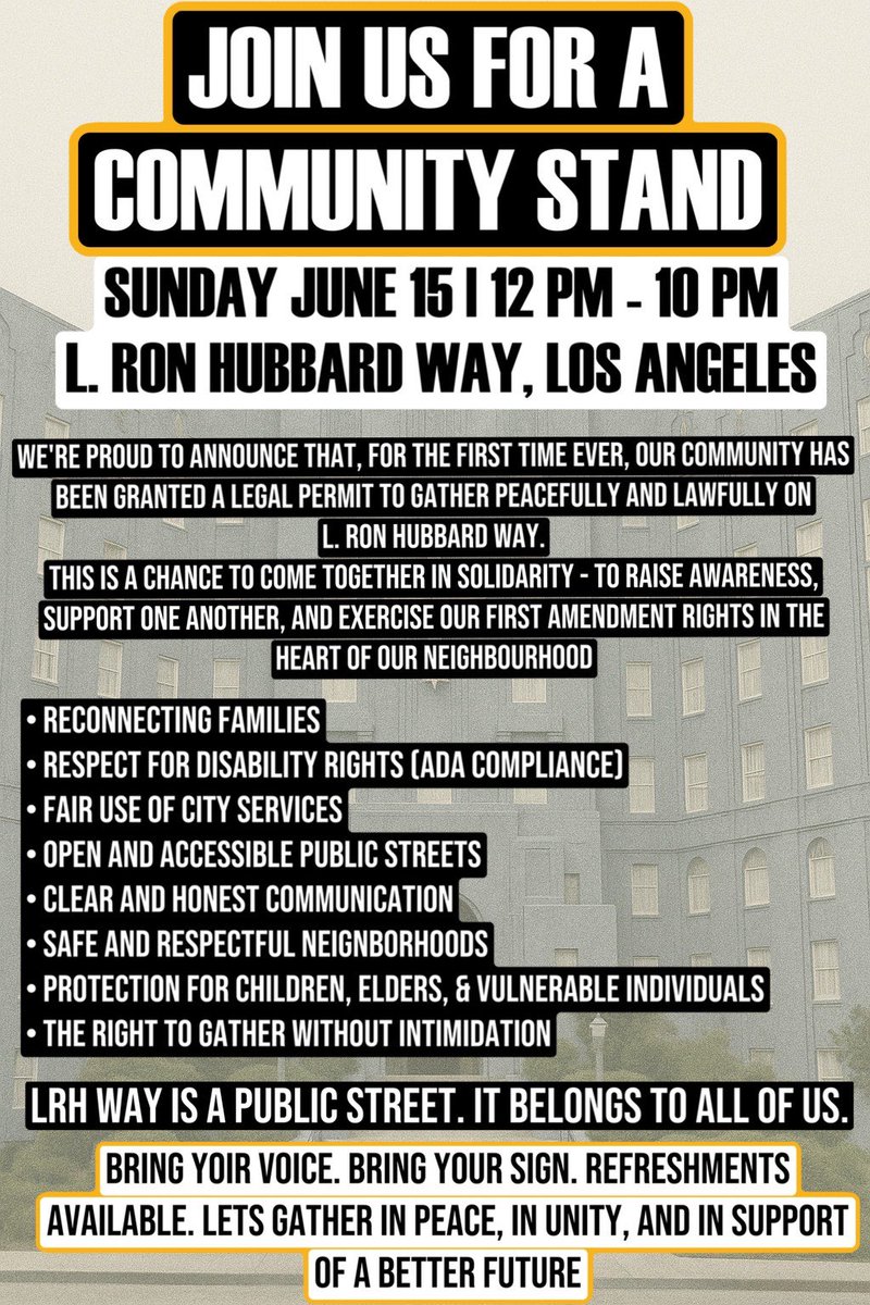 ImAuditLA's tweet photo. Please join us for a peaceful protest against family separation, ADA non compliance, Child and Senior abuse, and more… https://t.co/9cKYifLnis