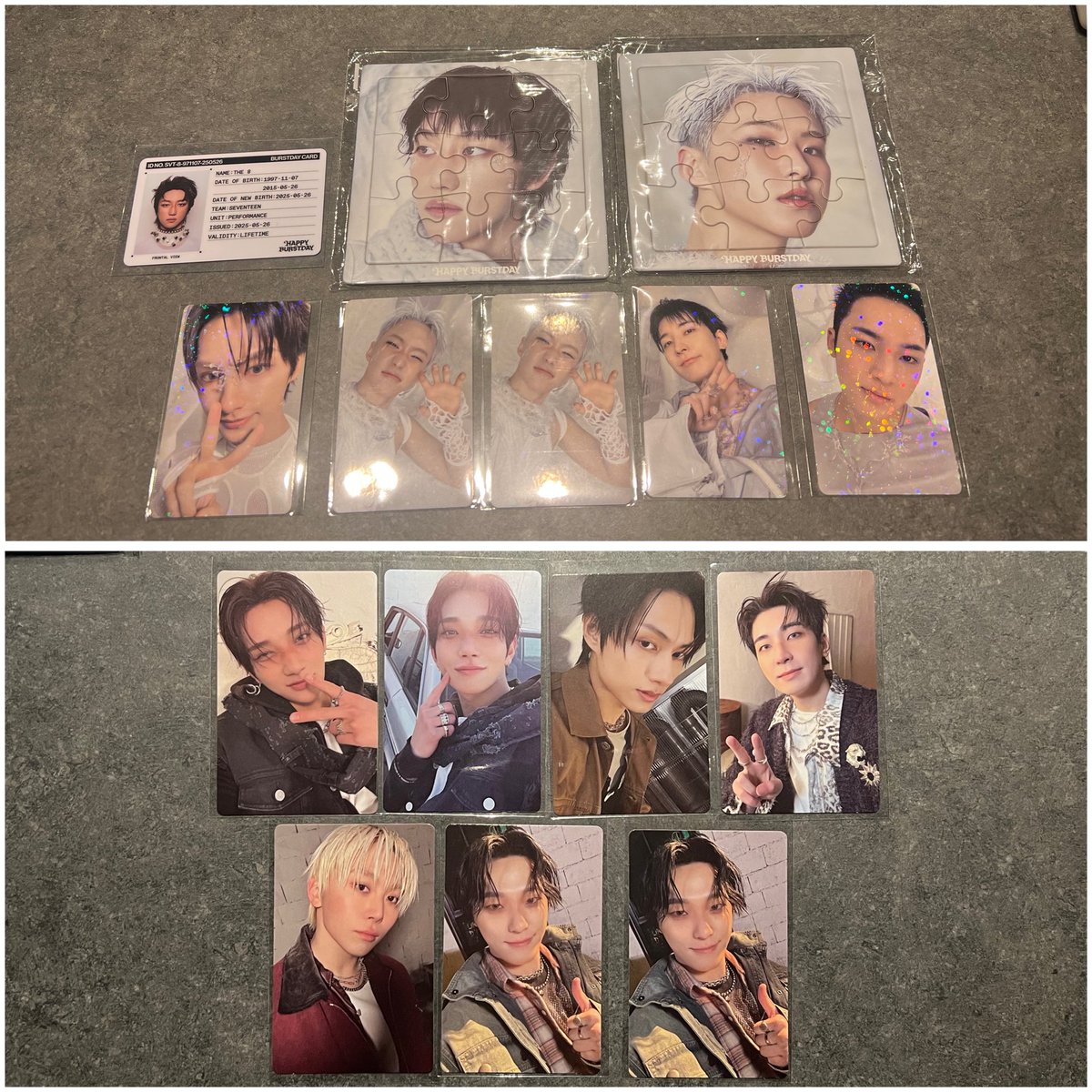 svt_ini04's tweet photo. SEVENTEEN セブチ トレカ 交換
HAPPYBURSTDAY Weverse 特典

【譲】画像1～2枚目

【求】 3枚目💖ドギョム

お纏め優先。異種検討します。
郵送(同日発送)希望です📮

お気軽にお声掛けください🙇‍♀️ https://t.co/sDurIJRjAH