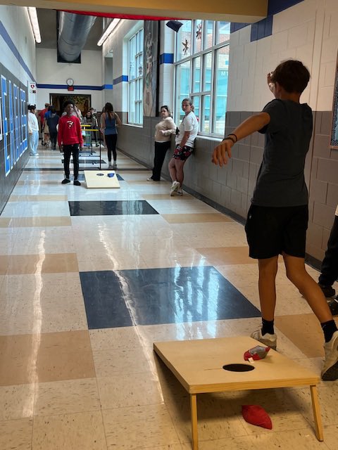 FergieCSF's tweet photo. The rain didn’t stop us from having a fun-filled and successful Field Day! Thank you @gmseaglesptsa1 and excellent staff at GMS for your help and support!  Great memories were made and it was a fun way to celebrate a great school year. https://t.co/86R7UiVnG4