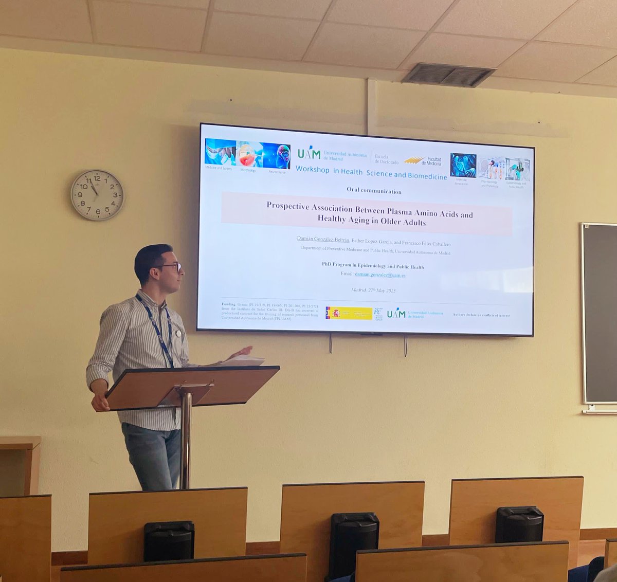 Damián G. Beltrán (@epinurse_gb) on Twitter photo Today Workshop in Health Sciences and Biomedicine in <a href="/UAM_Medicina/">Medicina UAM</a>
#Epidemiology #PublicHealth Today Workshop in Health Sciences and Biomedicine in <a href="/UAM_Medicina/">Medicina UAM</a>
#Epidemiology #PublicHealth