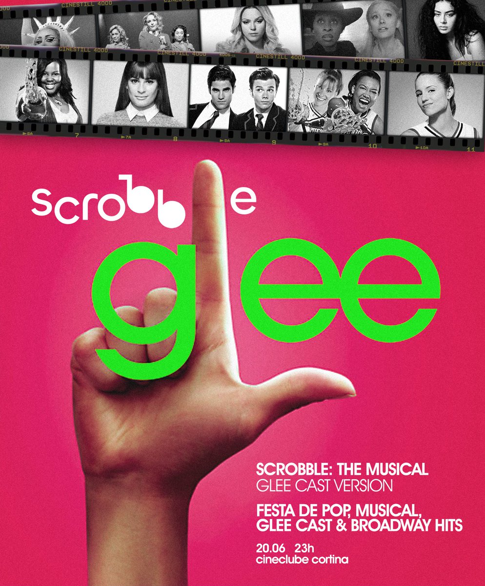 scrobblefesta's tweet photo. 🚨 SÃO PAULO

Todos recuperados de sexta? Pois já tem mais anúncio.

🎶 SCROBBLE: THE MUSICAL (GLEE CAST VERSION)

💖 MÚSICA POP + GLEE CAST + BROADWAY HITS

📅 20/06 - CINECLUBE CORTINA | 23H

🎟️: https://t.co/eRsw75aGGk https://t.co/uwP1jCtxa0