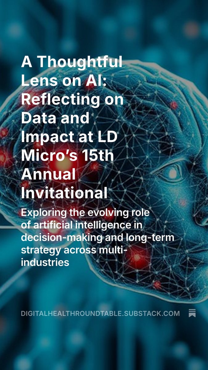 A Thoughtful Lens on AI: Reflecting on Data and Impact
 open.substack.com/pub/digitalhea… #ai #ml