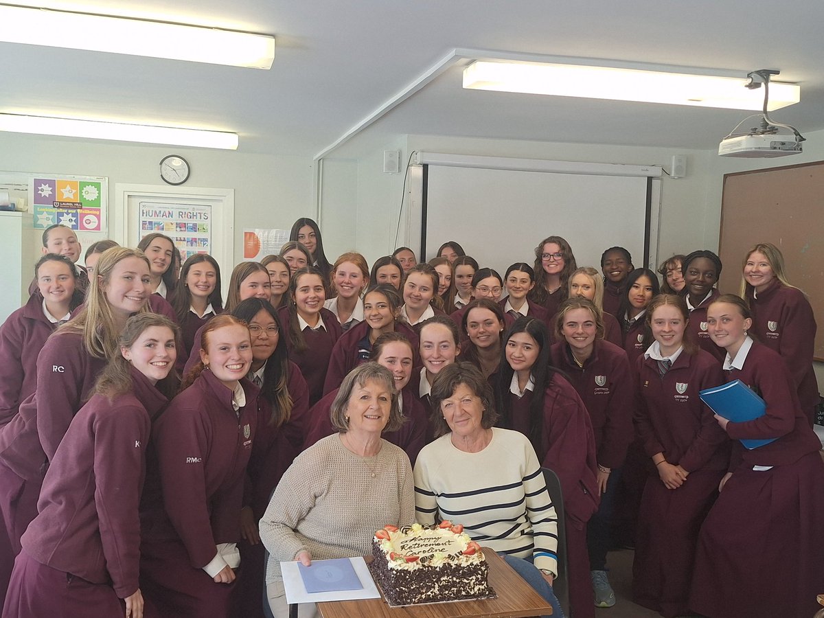 Congratulations to our colleague and friend Caroline Clancy who retired today following many years supervising after school study each evening <a href="/laurelhillsec/">Laurel Hill Secondary School FCJ</a> . Our students, staff and parents will certainly miss your kindness, care and companionship.