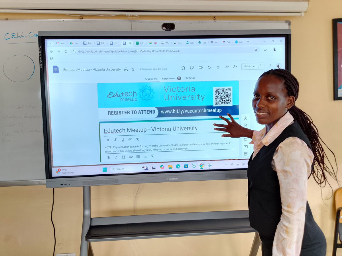 asasiraqueen's tweet photo. Grateful for everyone who attended the EduTech Meetup at Victoria University!
We explored Local WP & InstaWP—building pages, menus, themes & more.
Special thanks to @Dr. Lillian Tamale, Mr. Bazigu Alex & the Victoria university community for the support.
#edutechclub https://t.co/U8BLhO8rgV