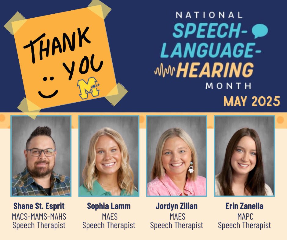 💙💛 Many thanks to our School-based Speech-Language Pathologists who are essential in helping students overcome communication challenges that can affect their academic performance and social interactions. #marsproud #grateful