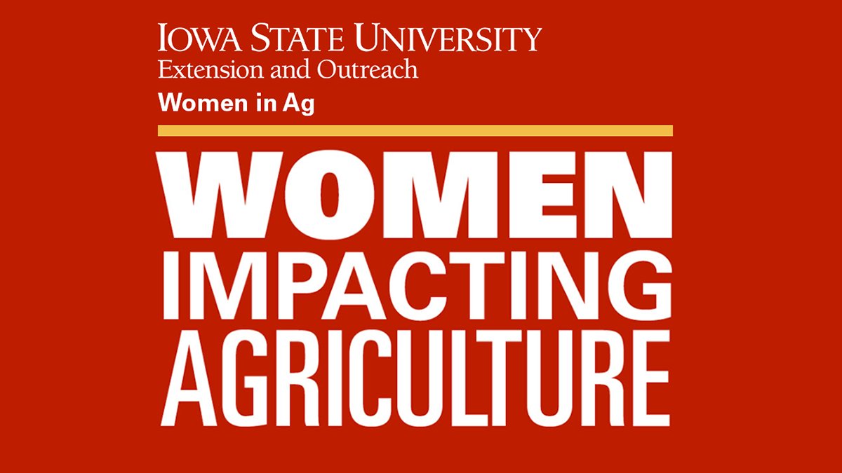 Know a woman making a big impact in agriculture? Nominate her for the Women Impacting Agriculture recognition!  Four outstanding women will be honored at our Leadership Conference in Ames on Dec. 4.
Nominations due THIS Saturday, May 31!
Submit yours now: extension.iastate.edu/womeninag/wome…