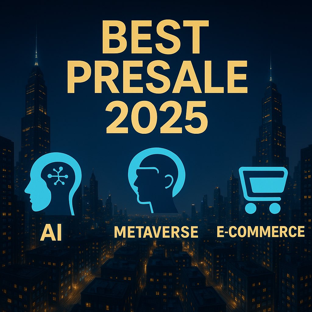 FutureSyncX's tweet photo. Welcome to the future of innovation! The Best Presale of 2025 brings together AI, Metaverse, Blockchain, and E-Commerce in one groundbreaking ecosystem. Donβt miss your chance - Join now at
https://t.co/h3BfLSOQca
#FutureSyncX #AI #Metaverse #Blockchain #Crypto #Memecoin #Web3 #ICO #Presale