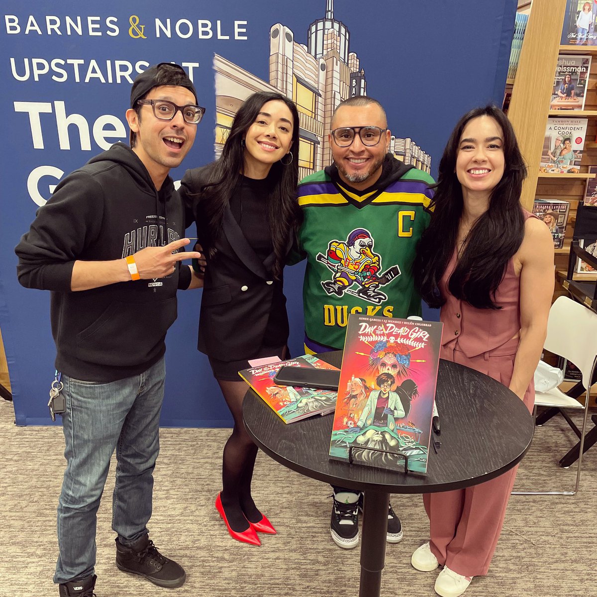New Book Alert! 🚨 

“Day of the Dead Girl, Vol. 1” 
by <a href="/Aimee_Garcia/">Aimee Garcia</a> &amp; <a href="/TheAJMendez/">AJ Mendez</a> 
is out now! 📚

Go get your copy 
and show some love 
to these talented Latinas. ✨

Stay on your Grizzly! 🙌🏽💪🏽

#AimeeGarcia #AJMendez #SupportLatinaAuthors #TheGrizzlyPodcast #IrvinScott