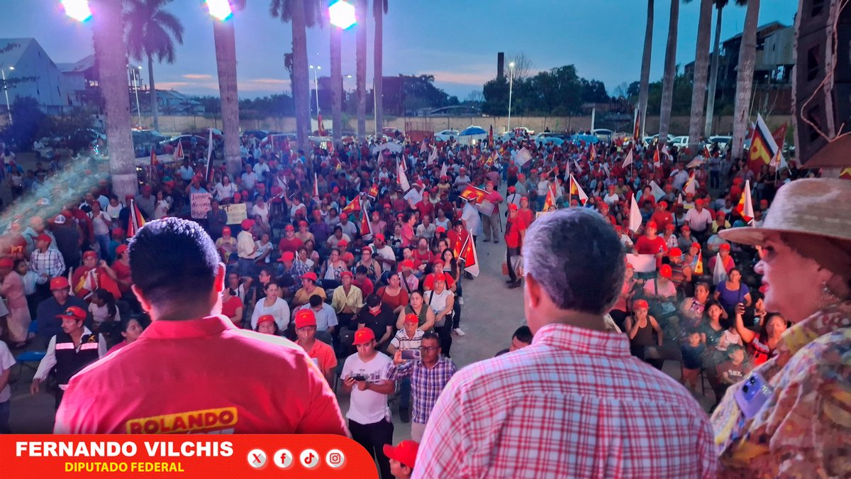 #TodoElPoderAlPueblo l Tuve el gran gusto de asistir al extraordinario cierre de campaña de mi amigo Rolando Ramírez, quien estoy seguro que el próximo domingo 1 de junio ganará con el PT la presidencia municipal de Martínez de la Torre, Veracruz.