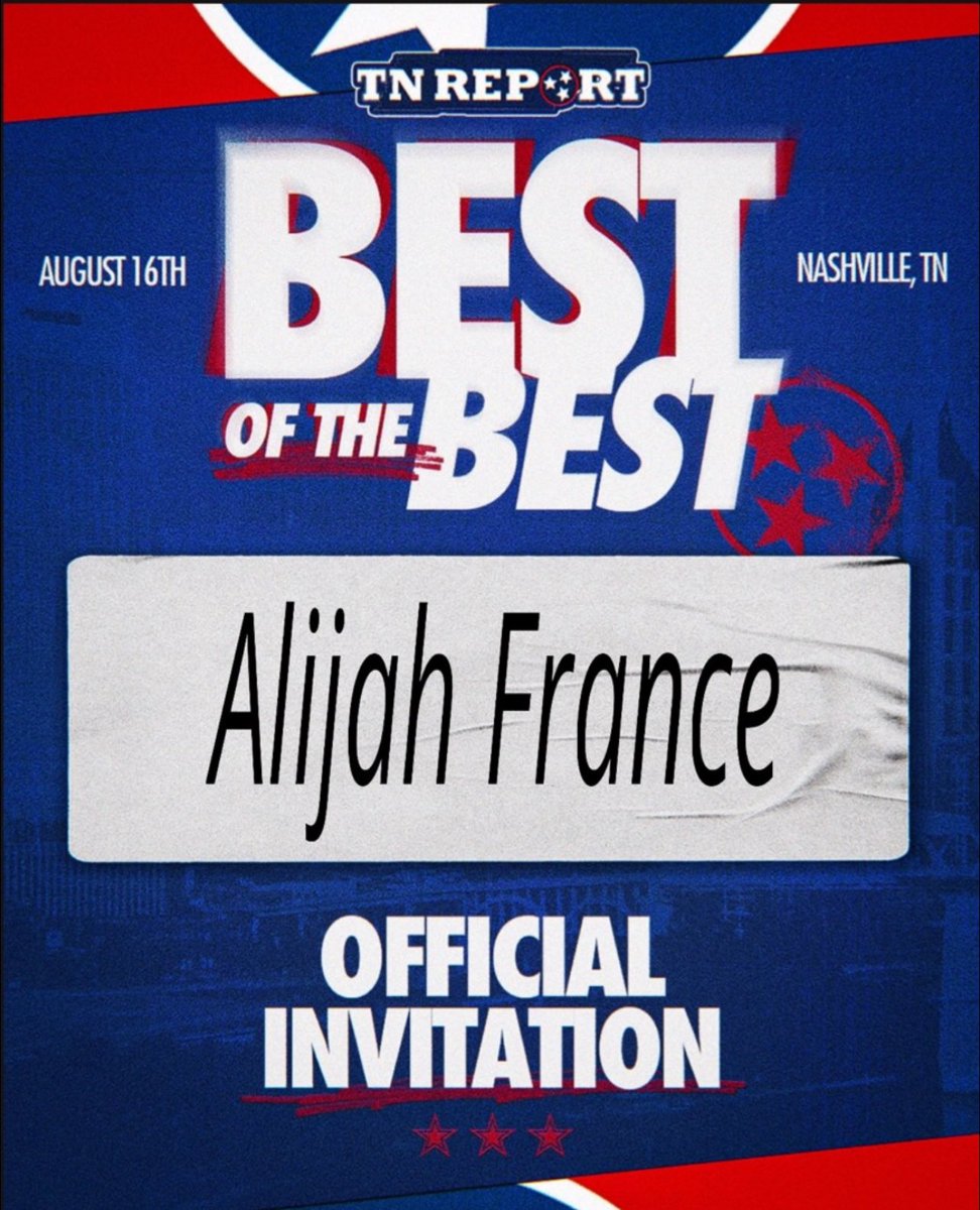 Alijah France (@alijahkfrance) on Twitter photo Thank you for this opportunity to compete amongst the “Best of the Best”.
<a href="/TheTNReport/">TheTNReport</a> <a href="/tlownsdale/">Tim Lownsdale</a> <a href="/WeWorkHoops/">Christian Simmons</a> #bestofthebest Thank you for this opportunity to compete amongst the “Best of the Best”.
<a href="/TheTNReport/">TheTNReport</a> <a href="/tlownsdale/">Tim Lownsdale</a> <a href="/WeWorkHoops/">Christian Simmons</a> #bestofthebest