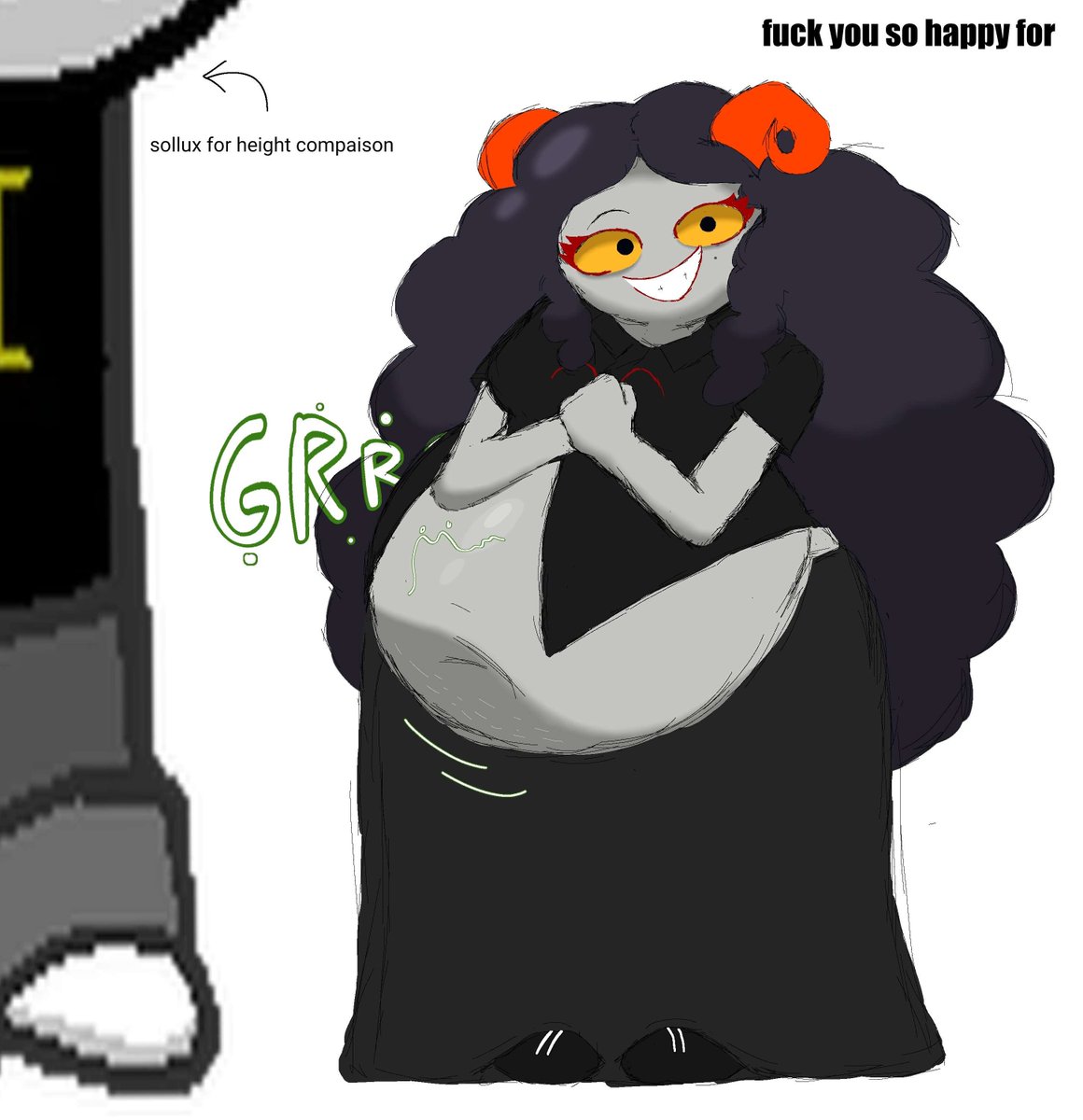 another aradia drawing! this is how she looks to me from now on