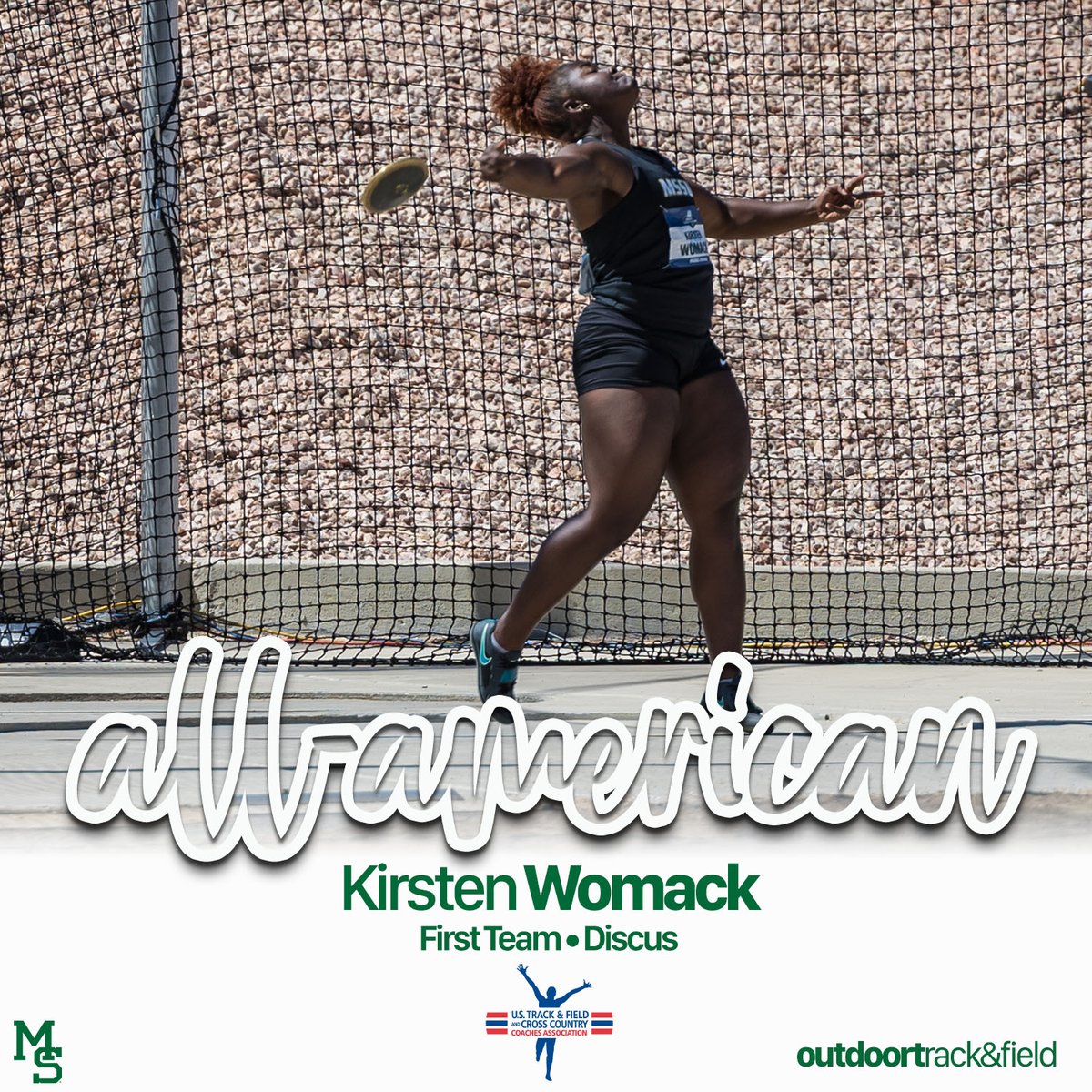 2025 NCAA DII USTFCCCA All-American 🇺🇸🦁

First Team ✨
Kirsten Womack | Women's Discus