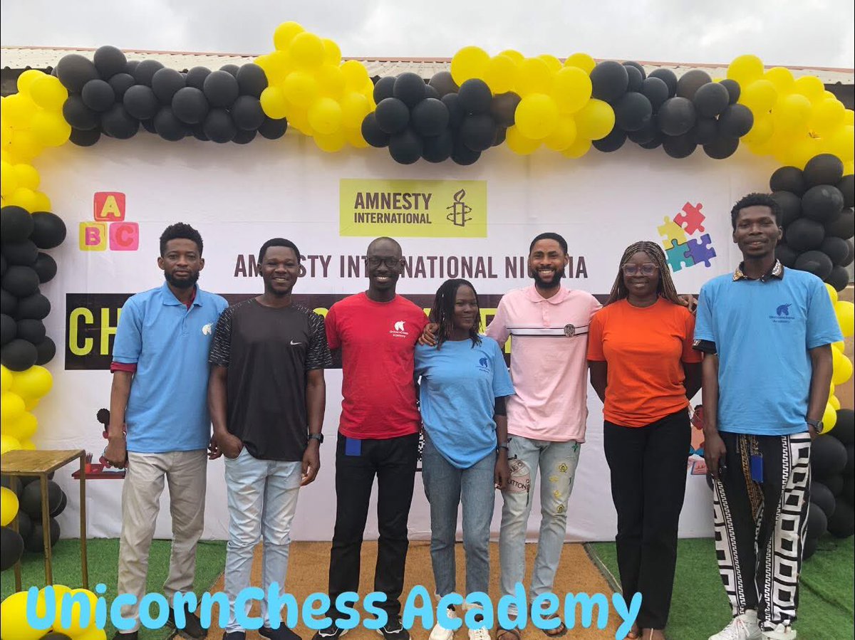 UnicornChessAc1's tweet photo. These children demonstrated remarkable talent, and providing opportunities can help them stand out and thrive among their peers. 
In the word of @Tunde_OD “ it is possible to do great things from a small place.” https://t.co/O10YU4TKPl