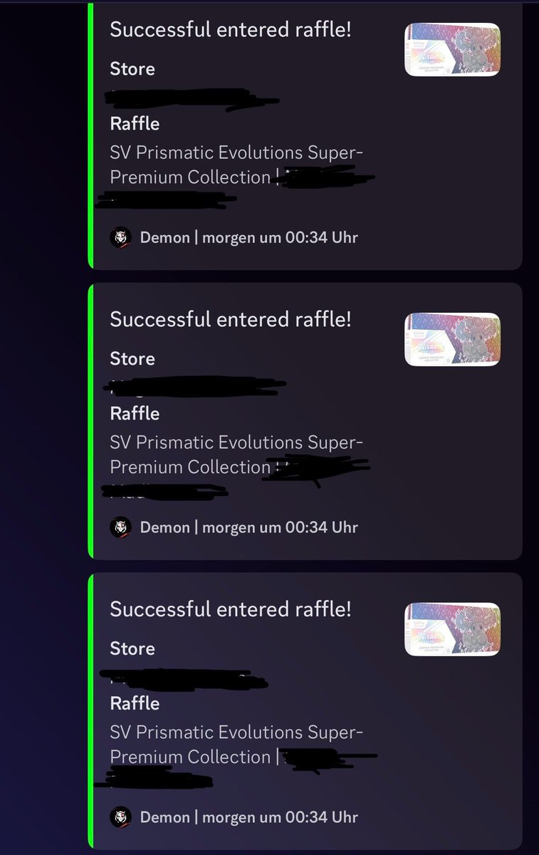 New Sites 🫣

Pokémon Raffles ✅
End FCFS ✅
Travis Scott Site FCFS ✅
SVD FCFS ✅