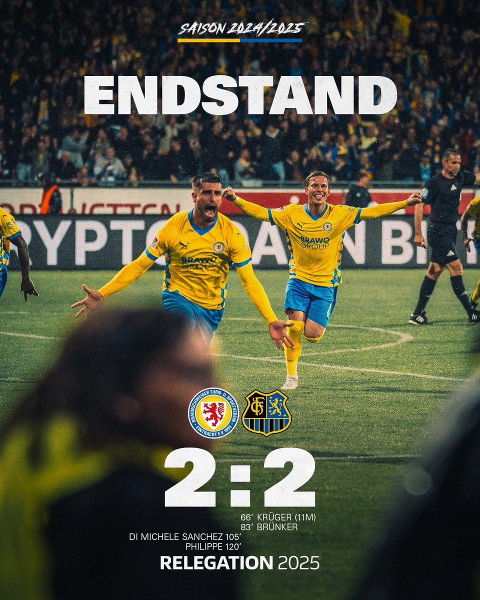 Abpfiff! Drama Pur! Wir halten die Klasse! 💙💛

📸 Kai Falk