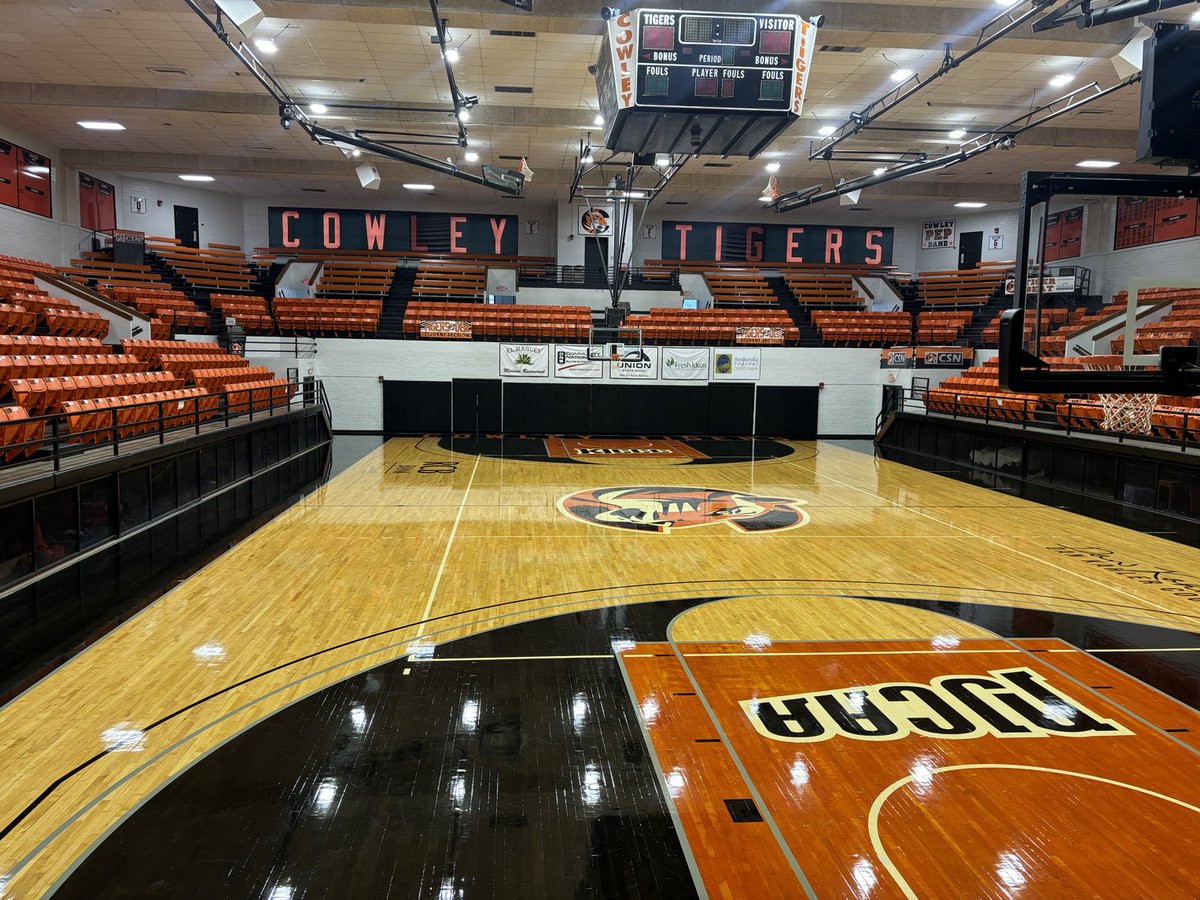 Cowley Athletics (@cowleyathletics) on Twitter photo W.S. Scott Auditorium, home of the Cowley College basketball and volleyball teams, recently got a makeover as Foster Flooring provided a new oil based finish to Dan Kahler Court. <a href="/KJCCCmedia/">KJCCC athletics</a> <a href="/CowleyCollege/">Cowley College</a> <a href="/CowleySportsNET/">Cowley Sports Network</a> <a href="/CowleyHoops/">CowleyTigerMBB</a> W.S. Scott Auditorium, home of the Cowley College basketball and volleyball teams, recently got a makeover as Foster Flooring provided a new oil based finish to Dan Kahler Court. <a href="/KJCCCmedia/">KJCCC athletics</a> <a href="/CowleyCollege/">Cowley College</a> <a href="/CowleySportsNET/">Cowley Sports Network</a> <a href="/CowleyHoops/">CowleyTigerMBB</a>